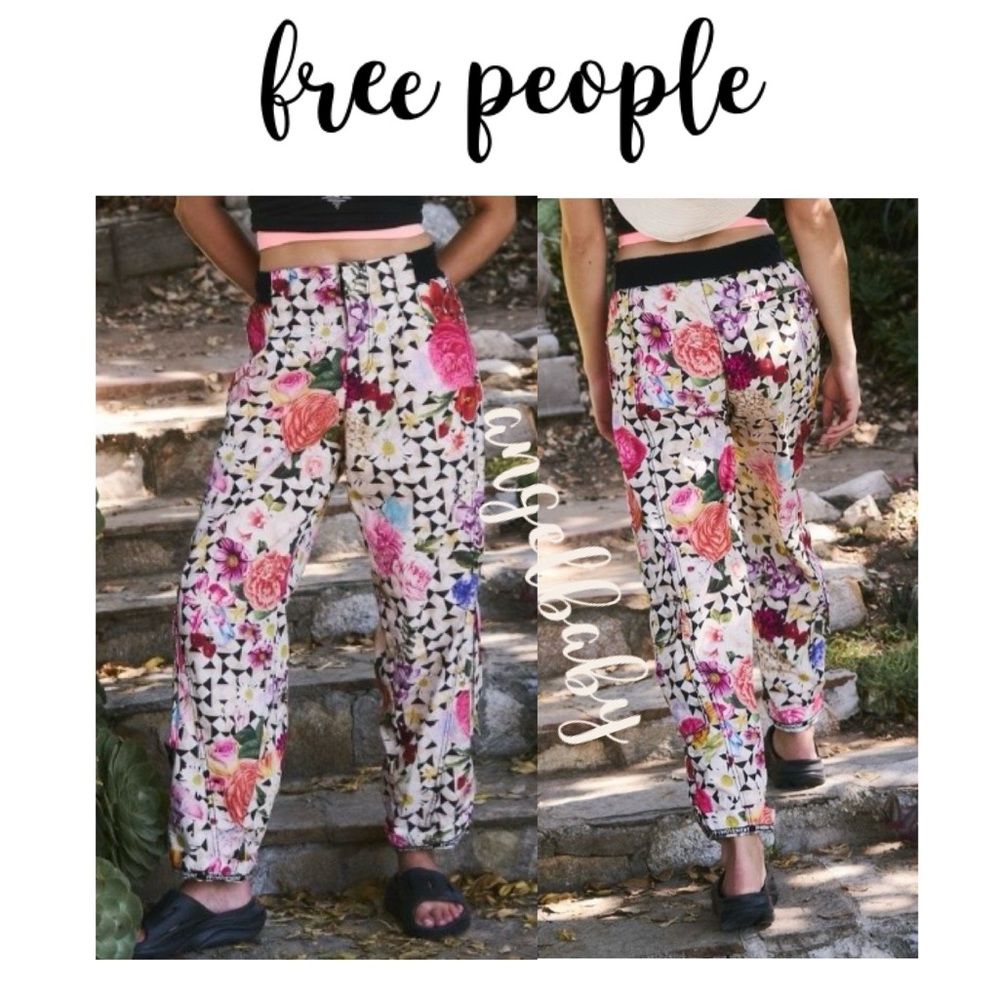 Free People Mesmerize Me Printed Pants in Take a Trip Floral! - Picture 10 of 16